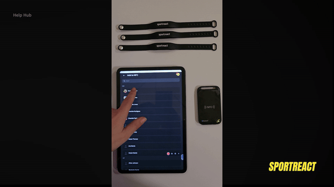 Press and click assign